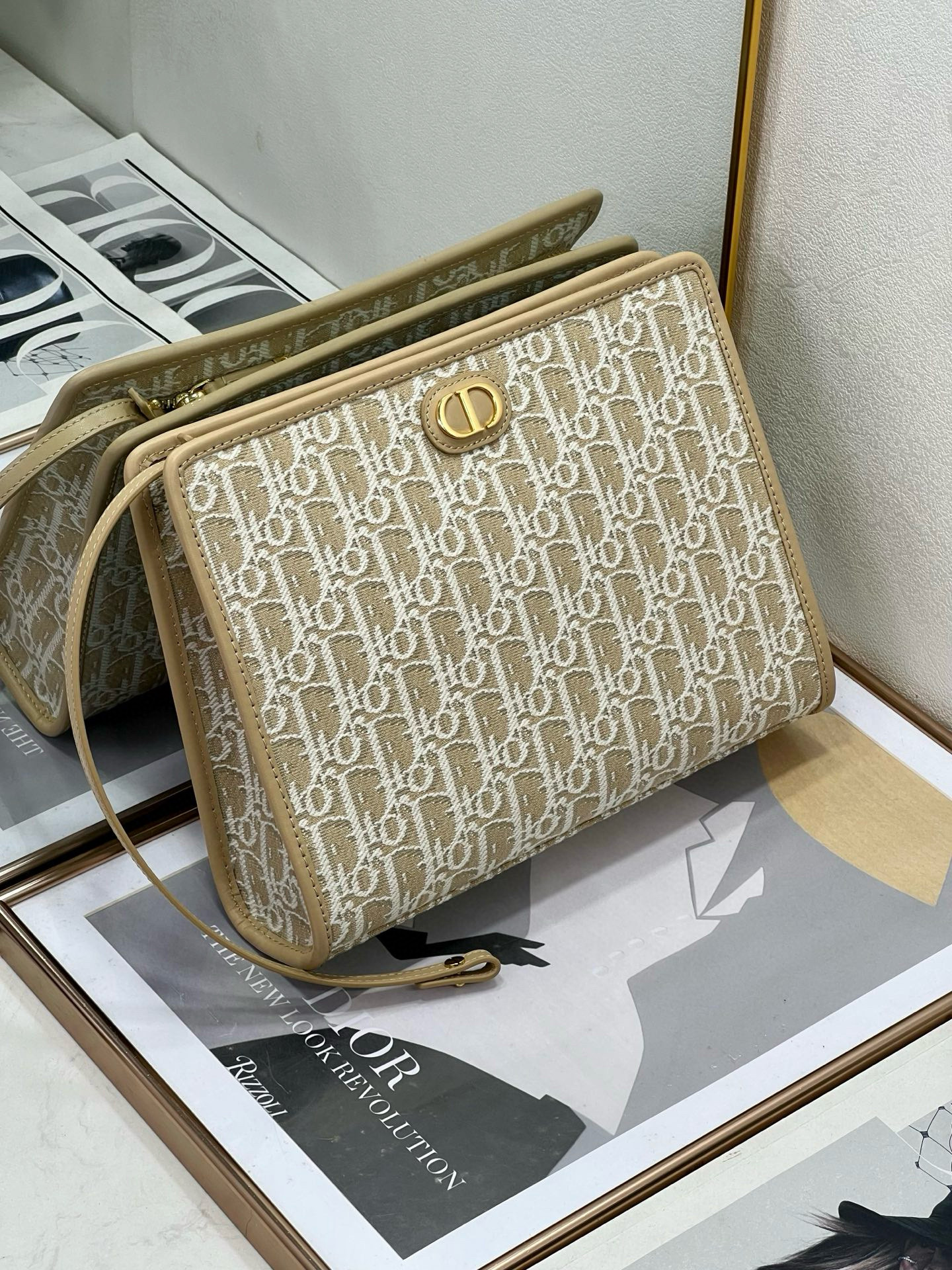 Dior 디올 캔버스 핸드 클러치백 5