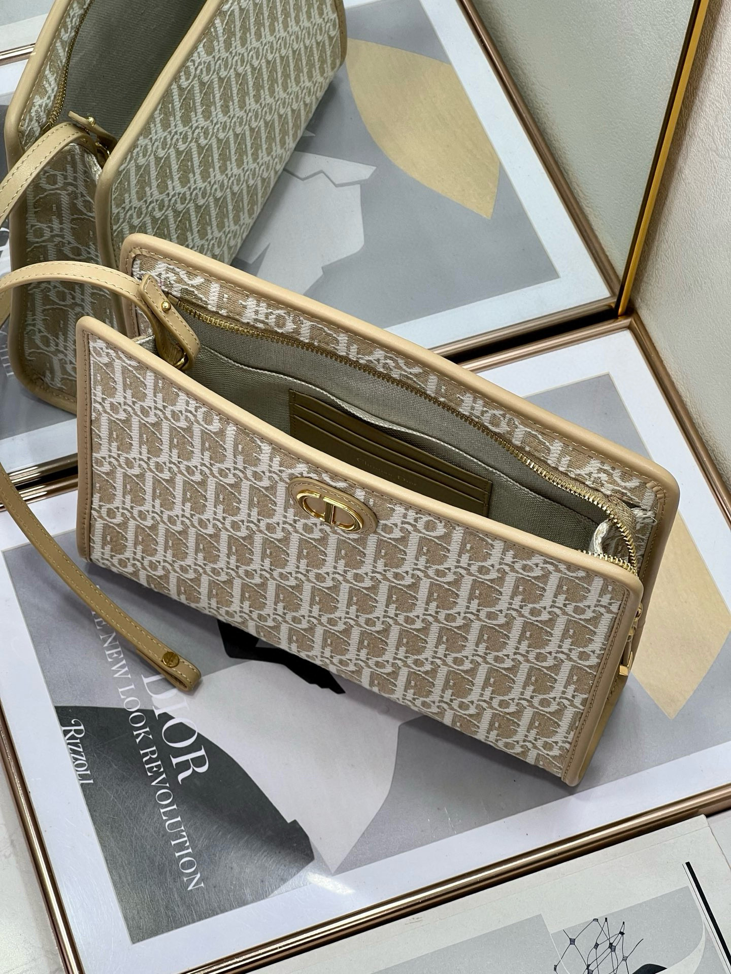 Dior 디올 캔버스 핸드 클러치백 10