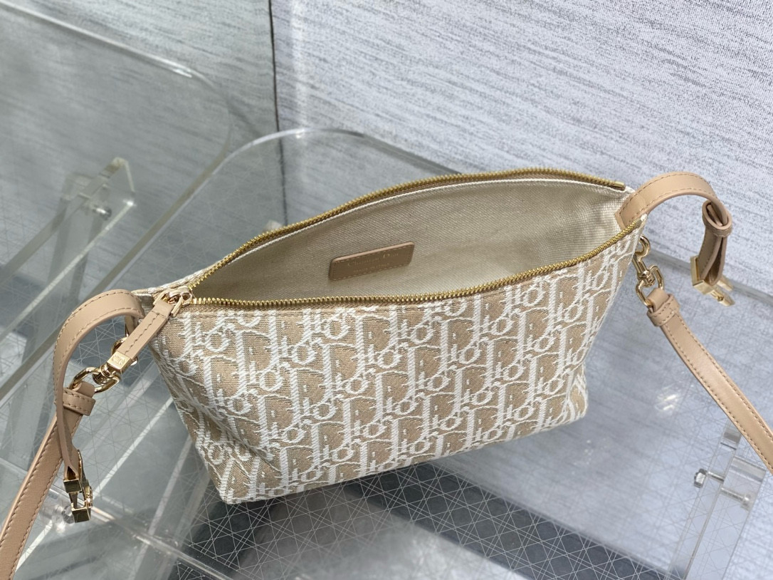 Dior 디올 오블리크 내추럴 베이지 크로스바디 파우치백 9