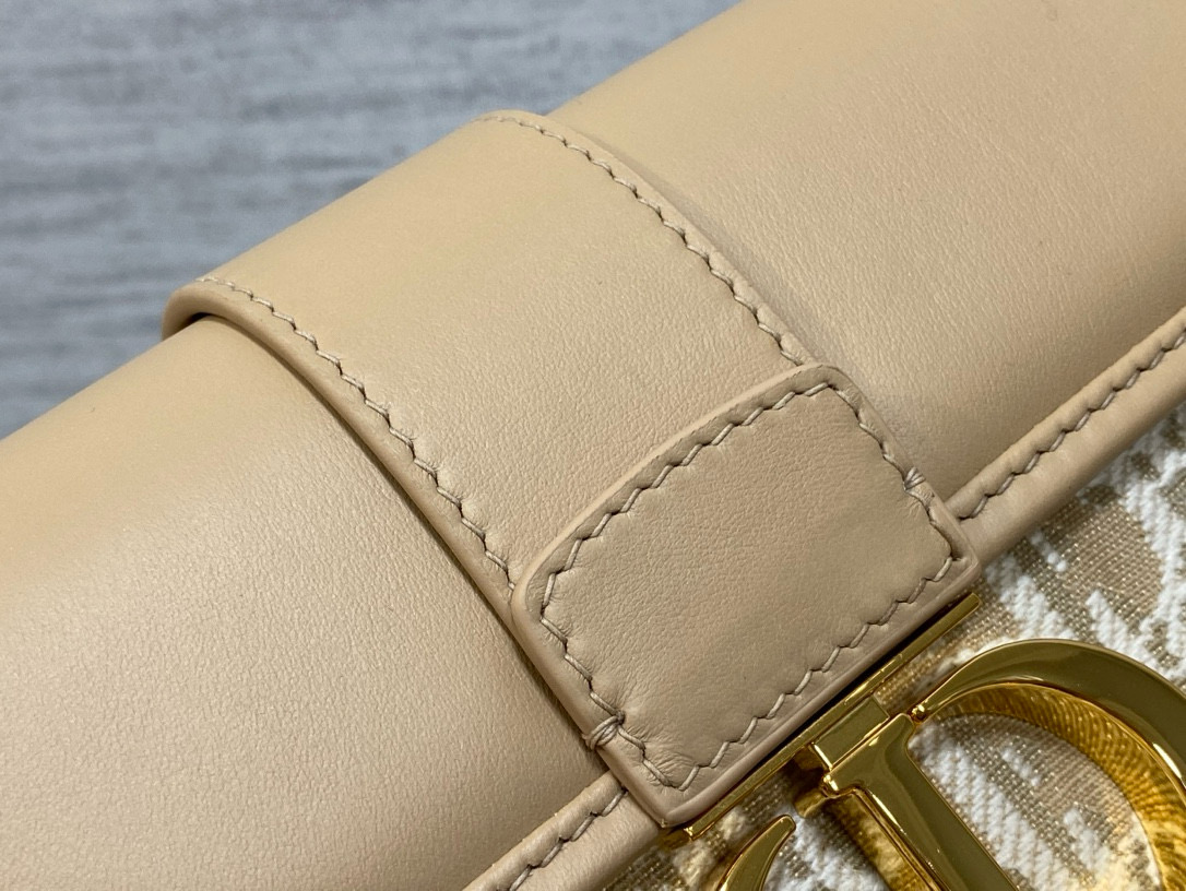 Dior 디올 Montaigne 몽테인 오블리크 베이지 체인 숄더백 7