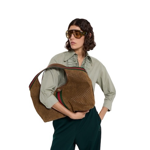 GUCCI 구찌 Giglio GG 패턴 캔버스 토트백 2