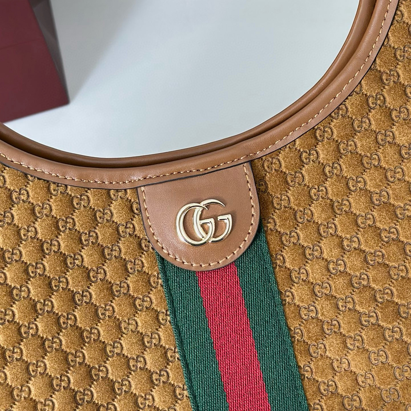 GUCCI 구찌 Giglio GG 패턴 캔버스 토트백 8