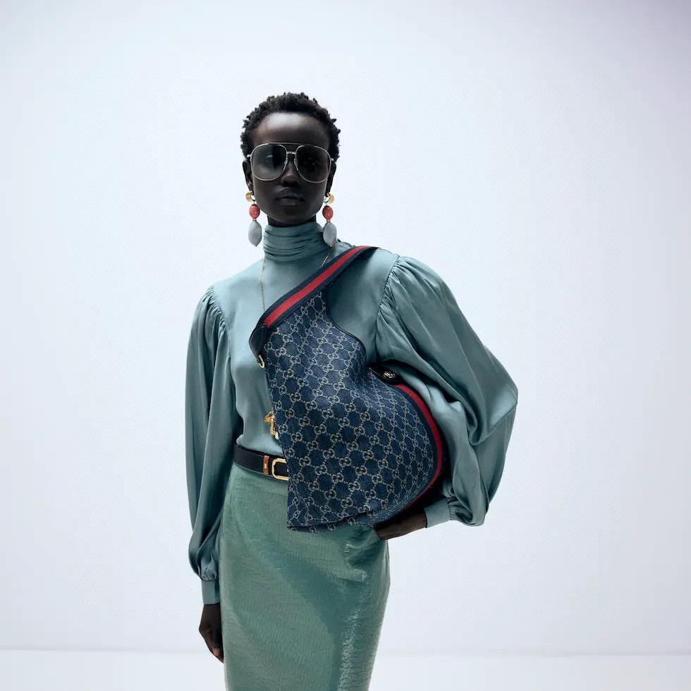 GUCCI 구찌 Giglio GG 패턴 캔버스 토트백 3