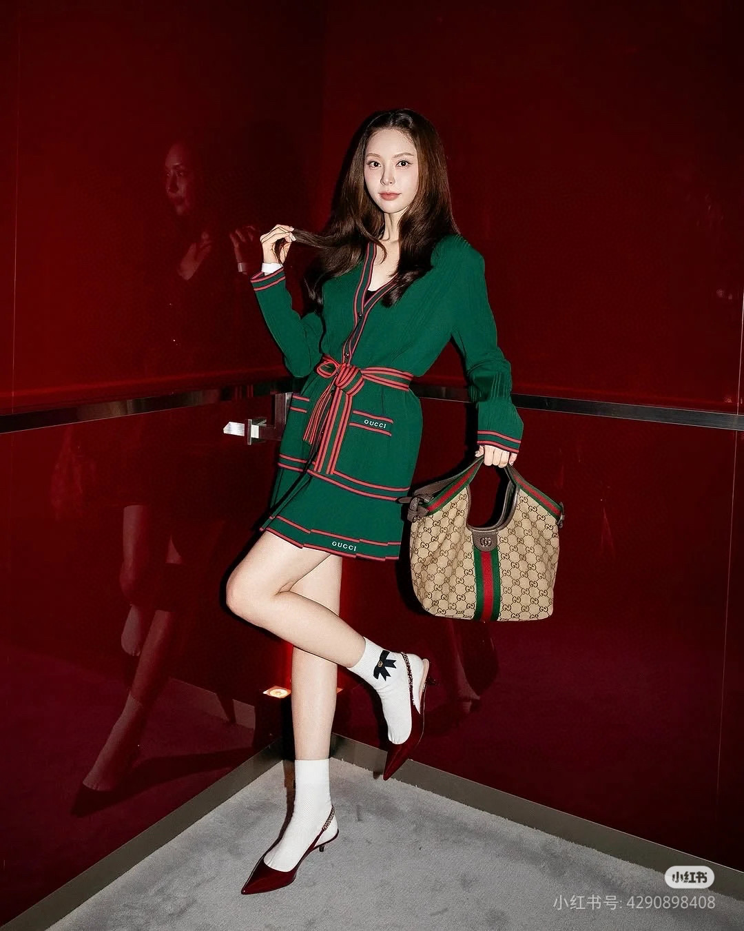 Gucci 구찌 Giglio 시리즈 소형 토트백 12