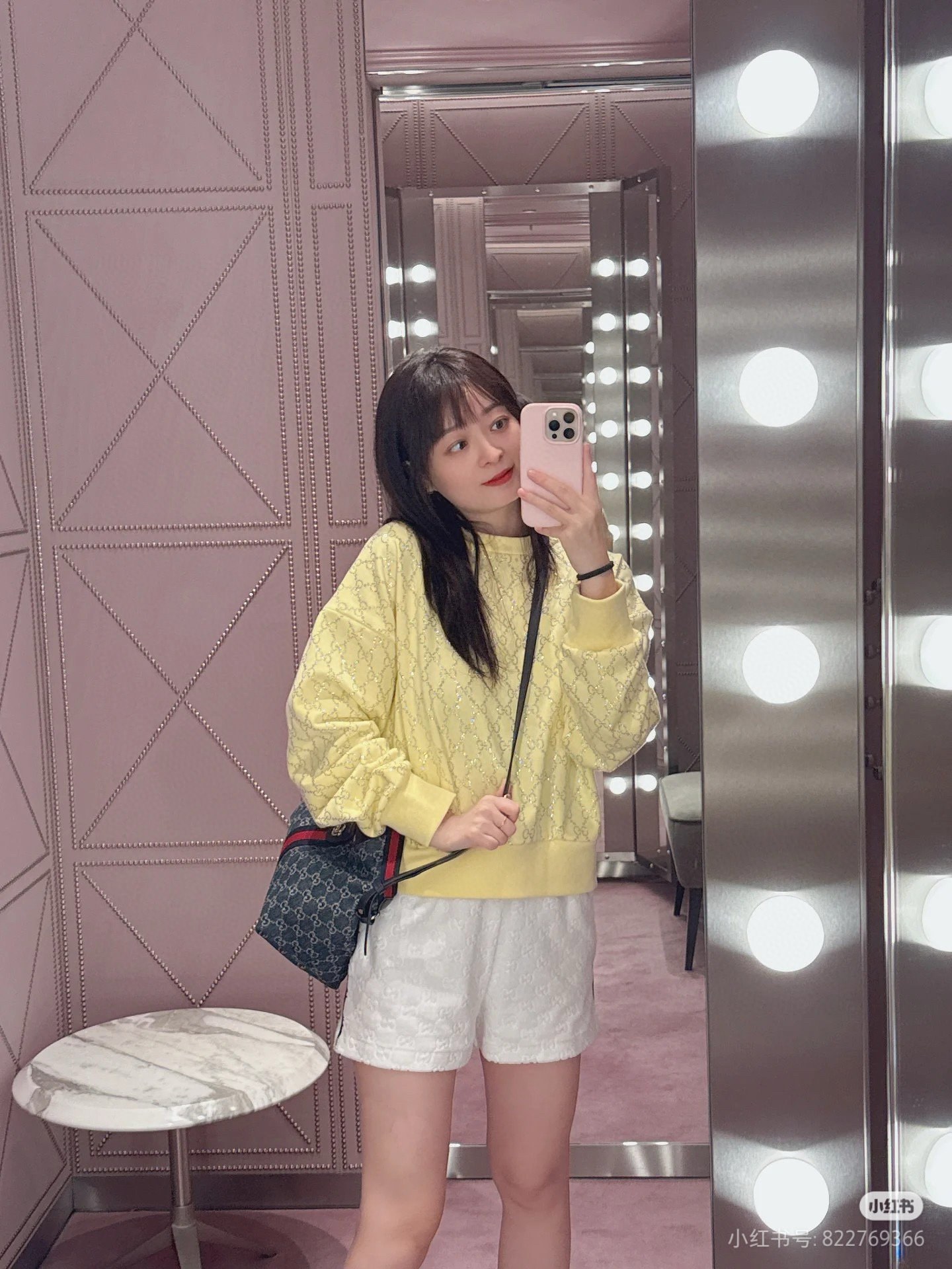 Gucci 구찌 Giglio 시리즈 소형 토트백 5