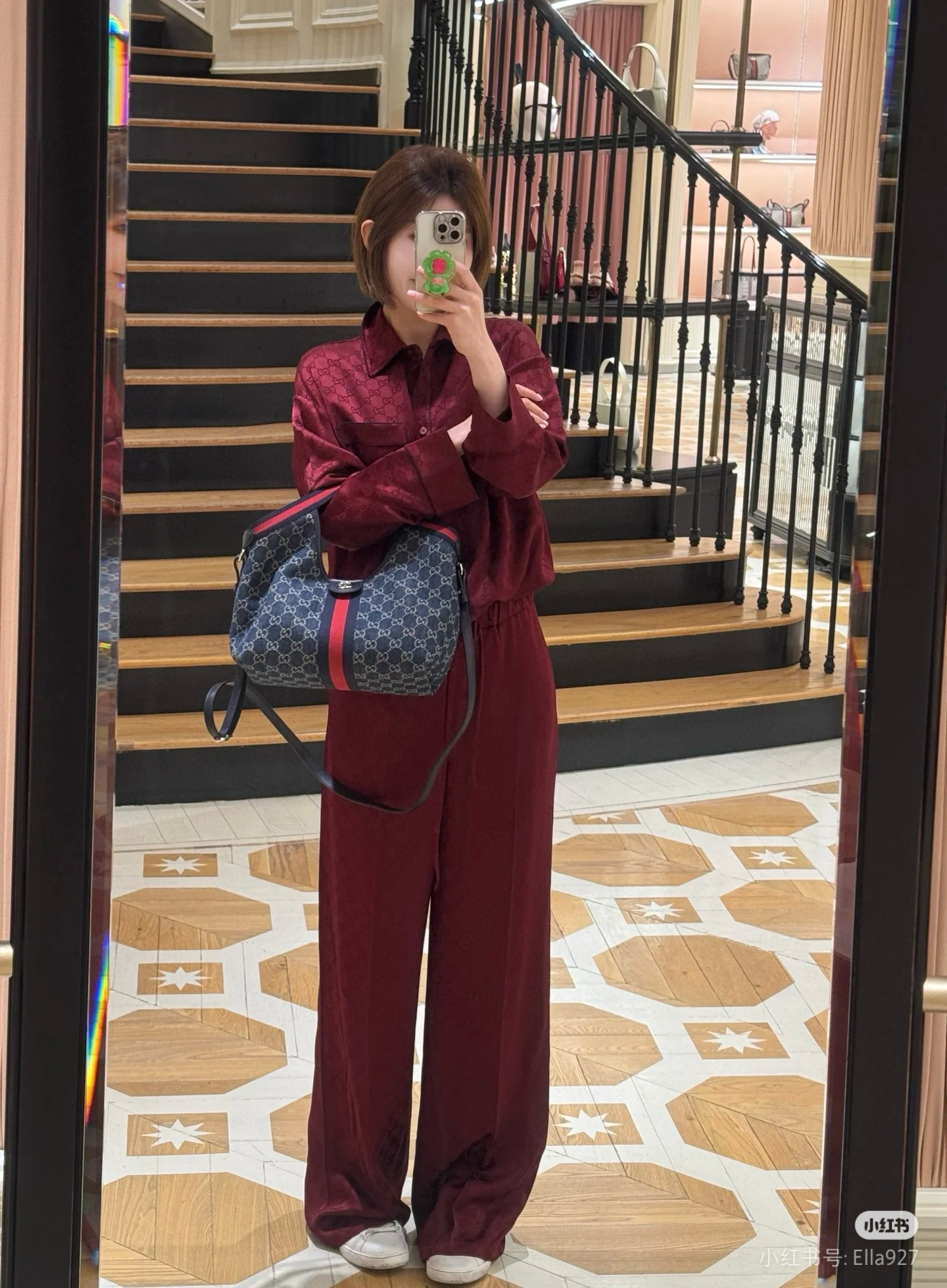 Gucci 구찌 Giglio 시리즈 소형 토트백 7