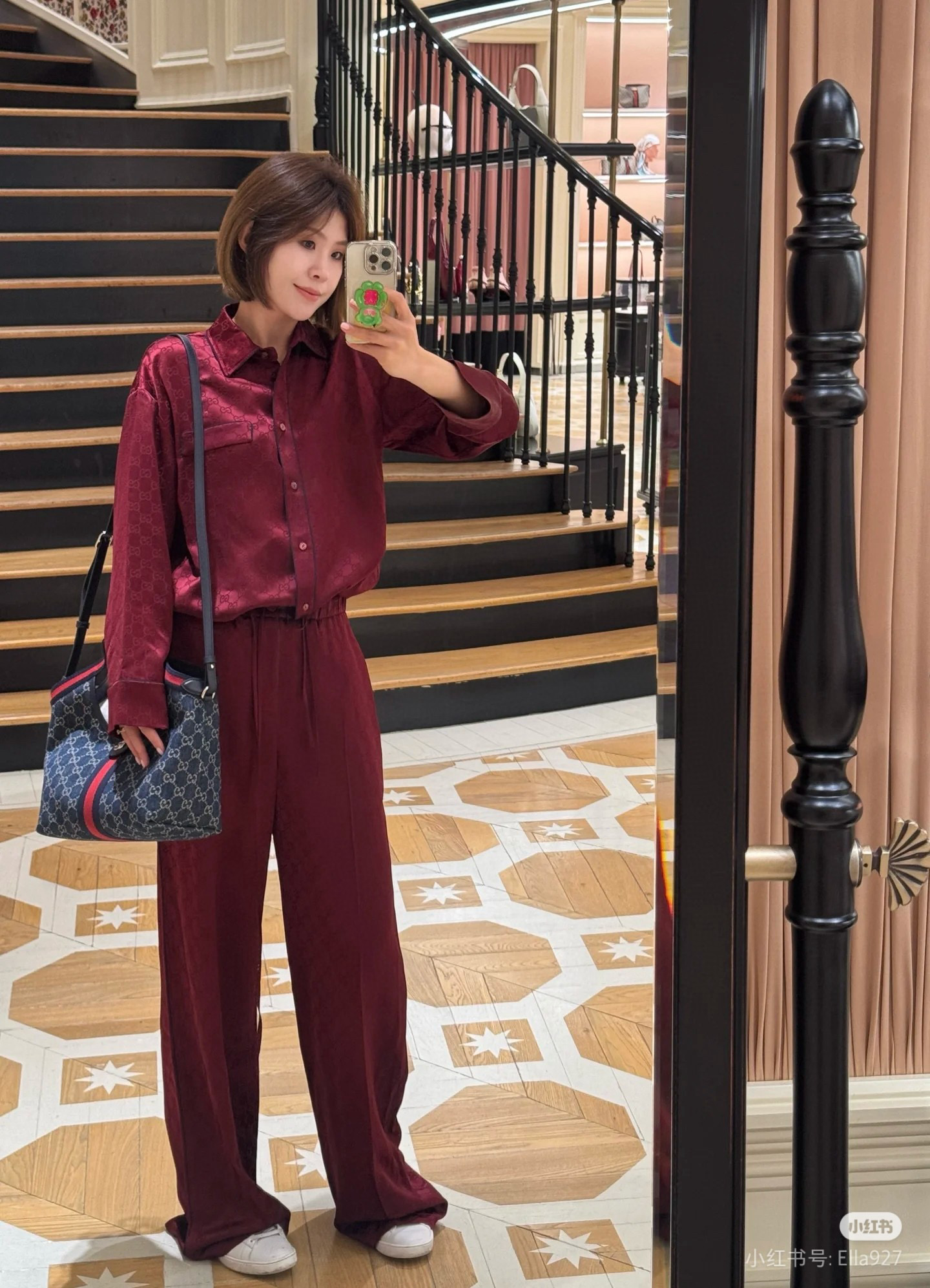 Gucci 구찌 Giglio 시리즈 소형 토트백 8