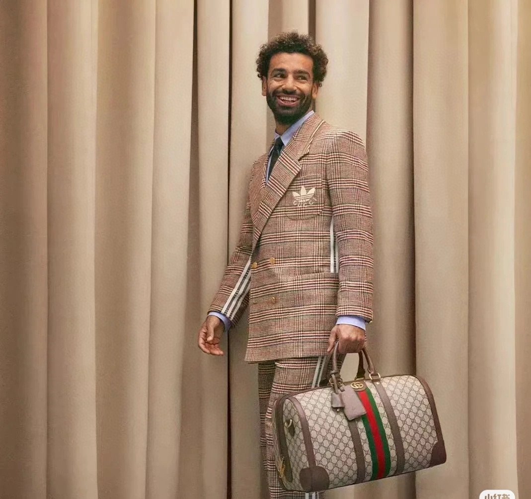 GUCCI 구찌 GG 수프림 웹 스트라이프 보스턴 여행가방 6