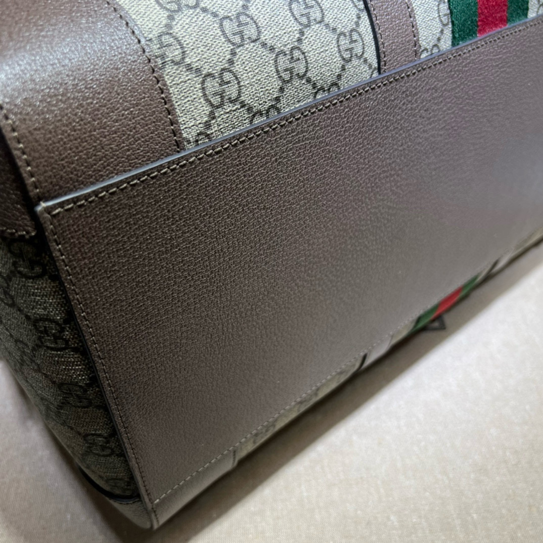 GUCCI 구찌 GG 수프림 웹 스트라이프 보스턴 여행가방 13