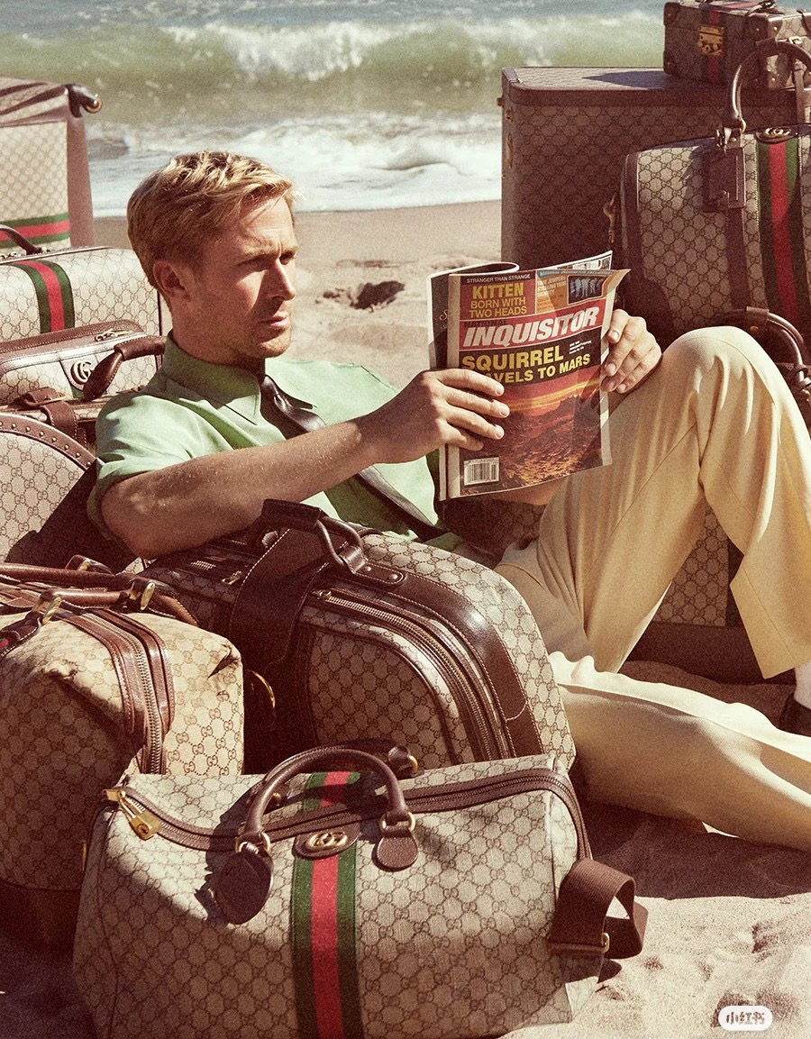 GUCCI 구찌 GG 수프림 웹 스트라이프 보스턴 여행가방 8