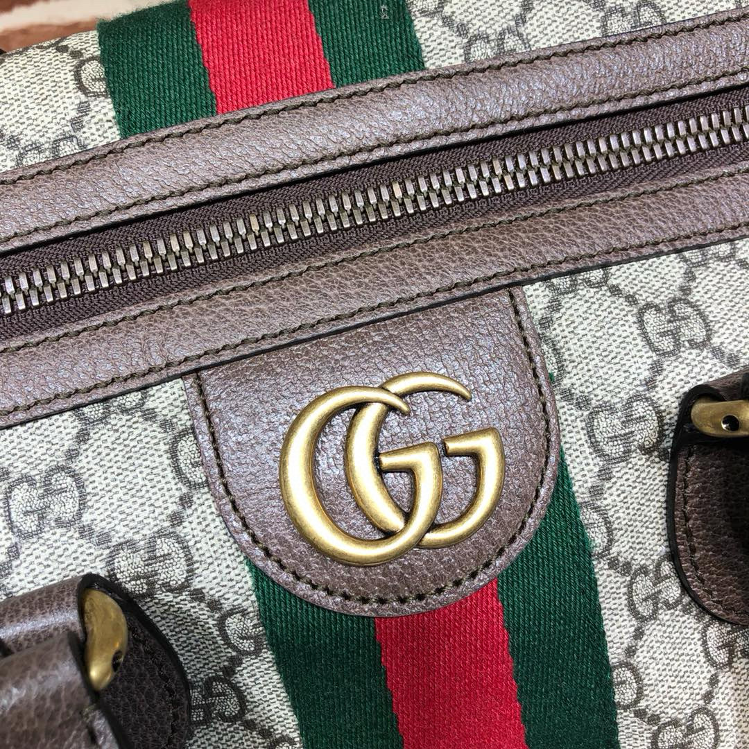Gucci 구찌 GG 수프림 웹 스트라이프 여행가방 5