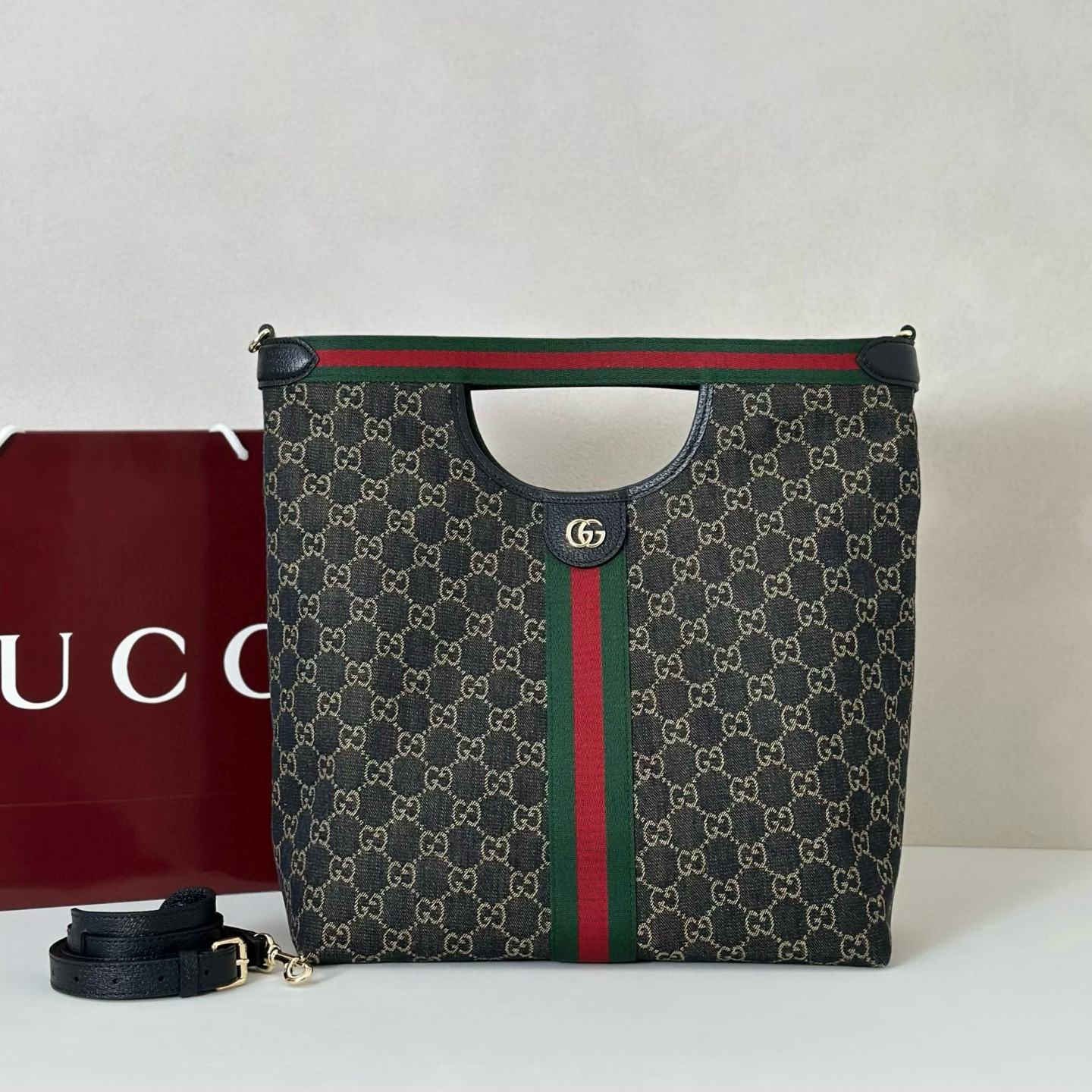 Gucci 구찌 Giglio 시리즈 대형 토트백 5