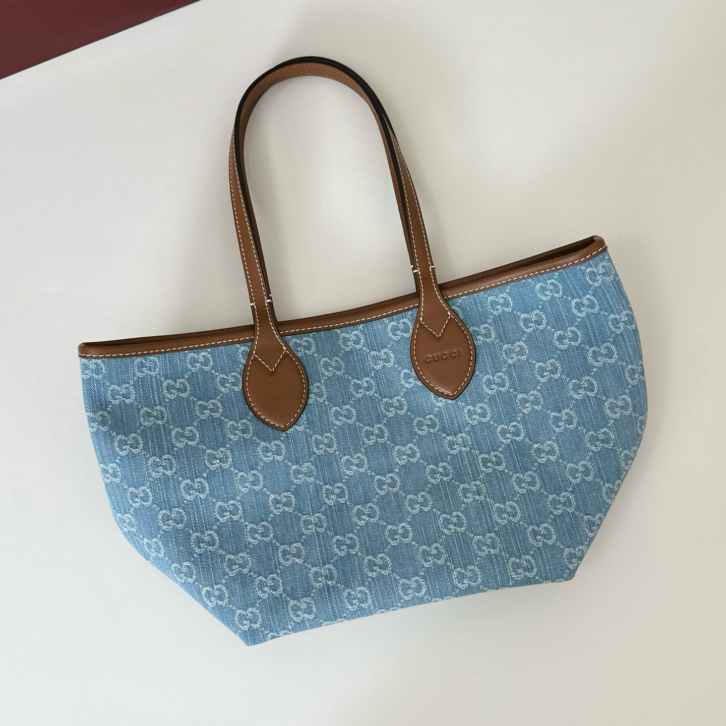 GUCCI 구찌 토티시마 GG 데님 스몰 토트백 5