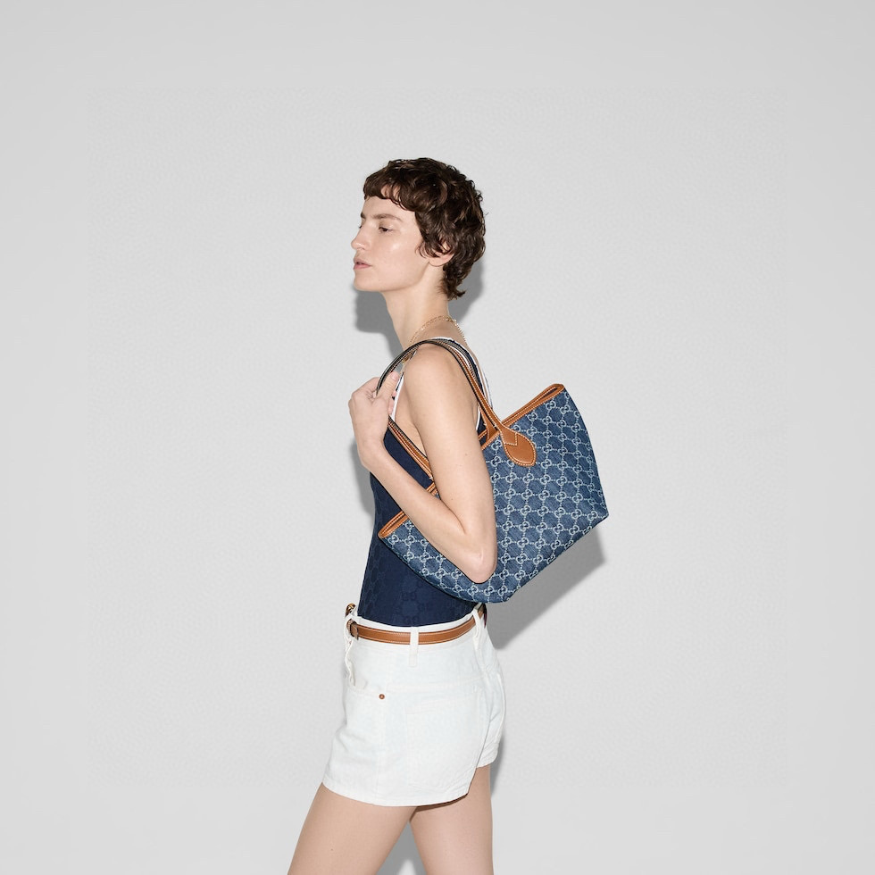 GUCCI 구찌 토티시마 GG 데님 스몰 토트백 15