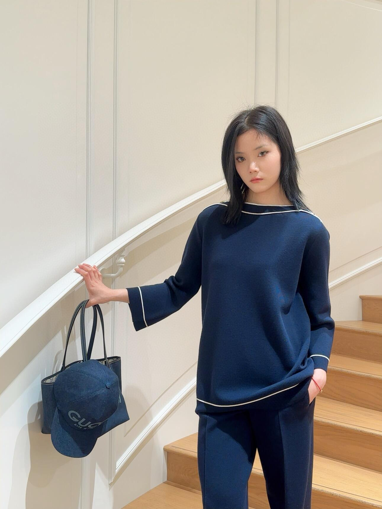 GUCCI 구찌 토티시마 GG 데님 스몰 토트백 5