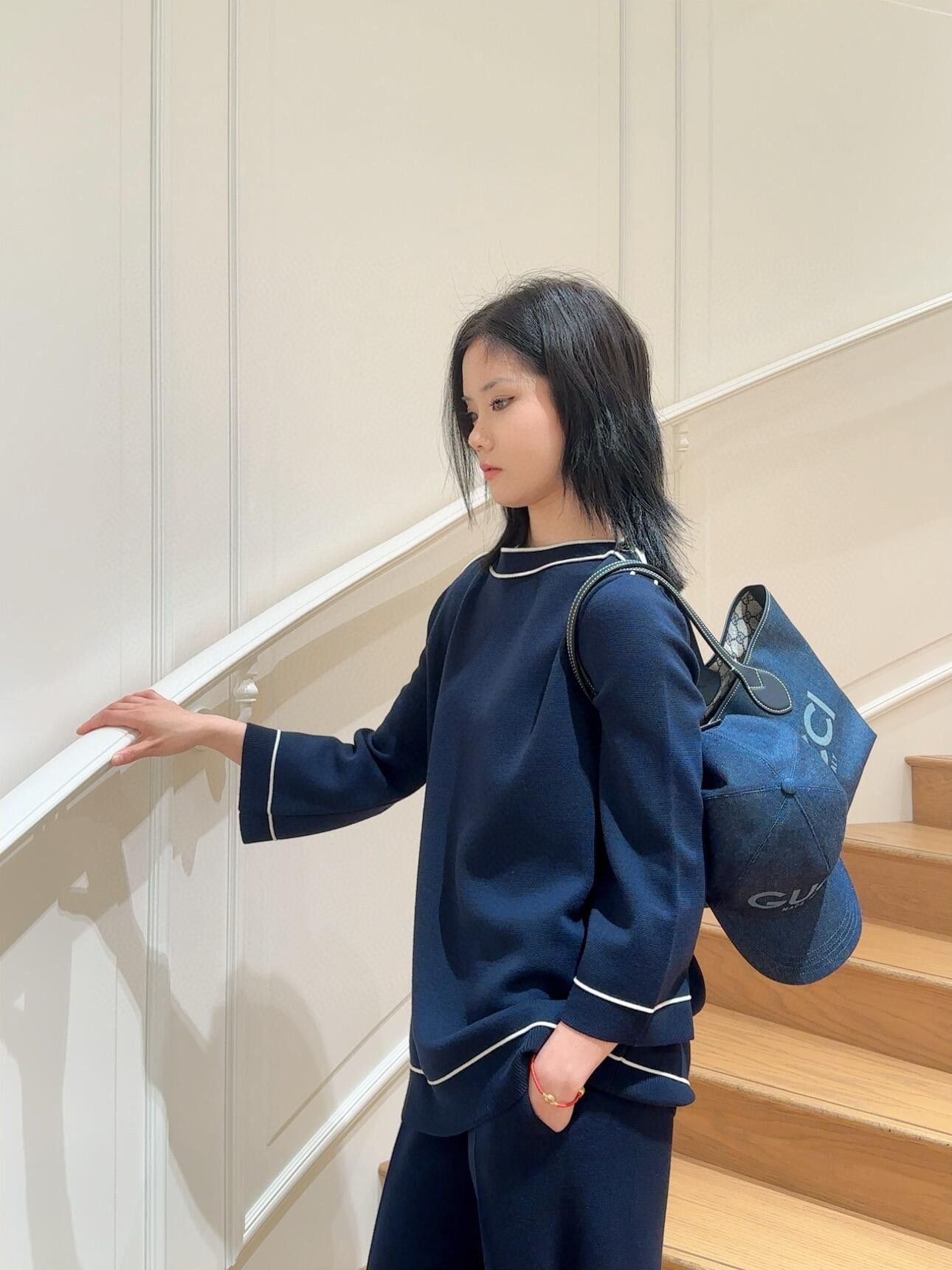 GUCCI 구찌 토티시마 GG 데님 스몰 토트백 6