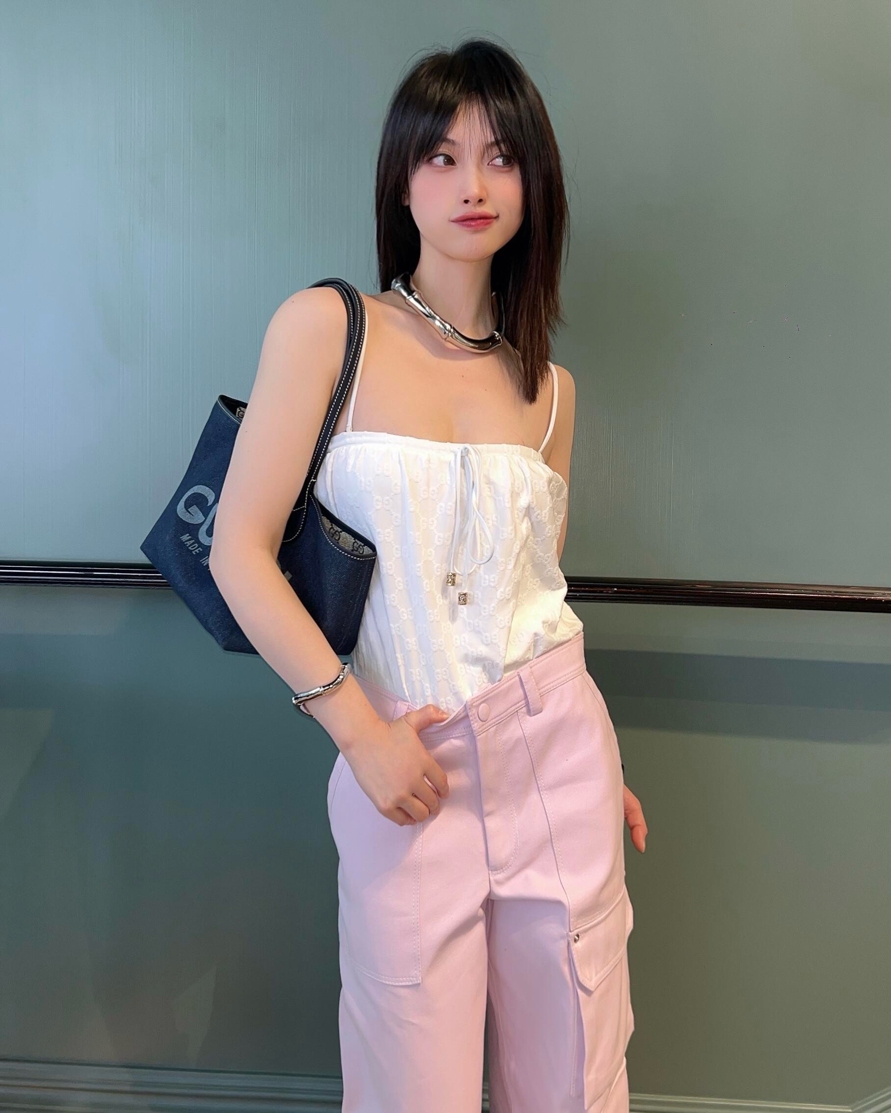 GUCCI 구찌 토티시마 GG 데님 스몰 토트백 10