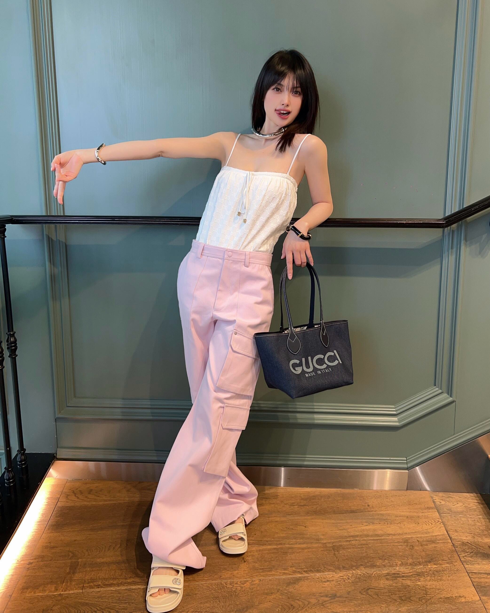 GUCCI 구찌 토티시마 GG 데님 스몰 토트백 11