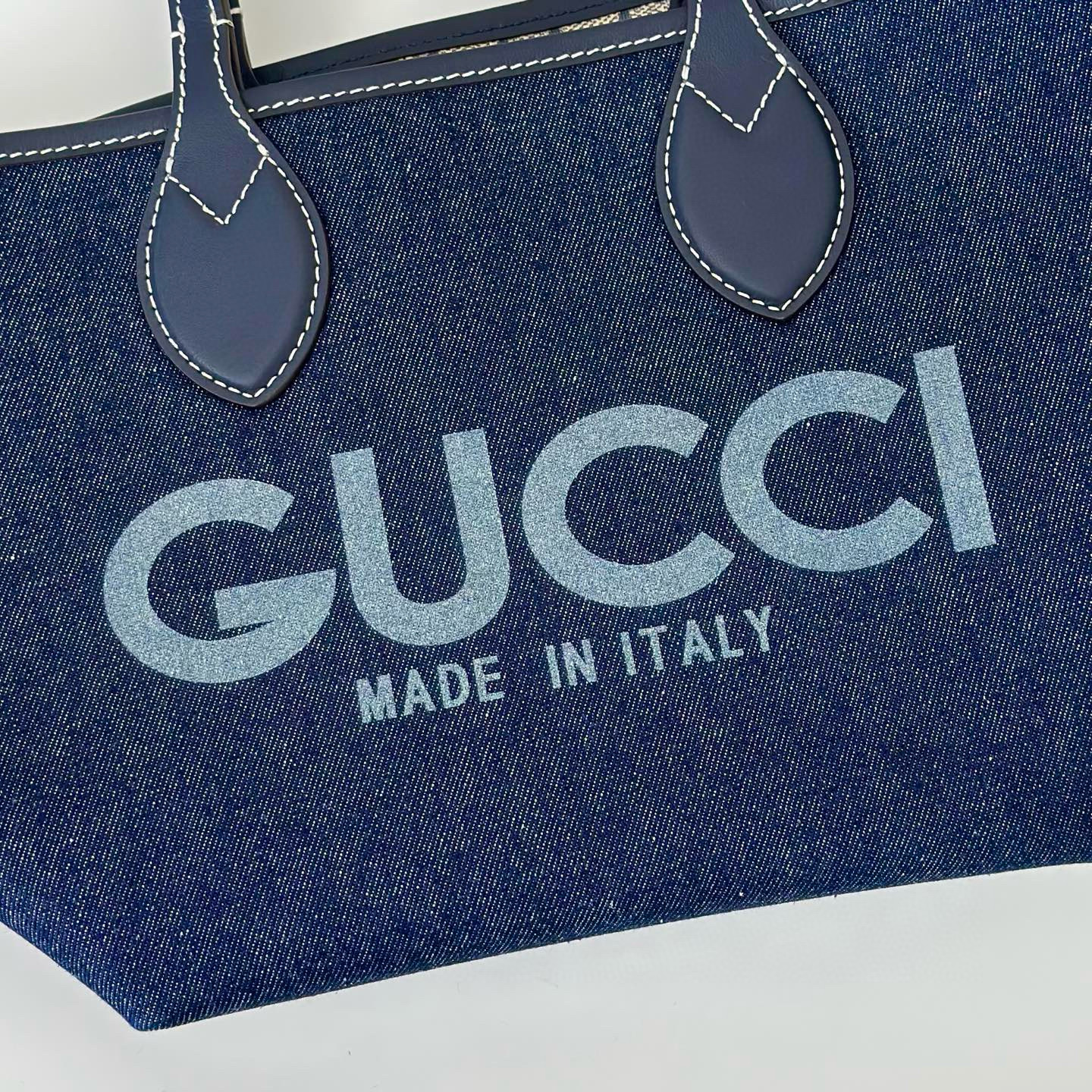 GUCCI 구찌 토티시마 GG 데님 스몰 토트백 19