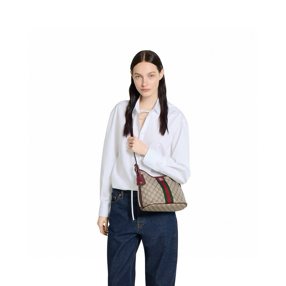 GUCCI 구찌 Ophidia 오피디아 GG 숄더백 와인레드 1