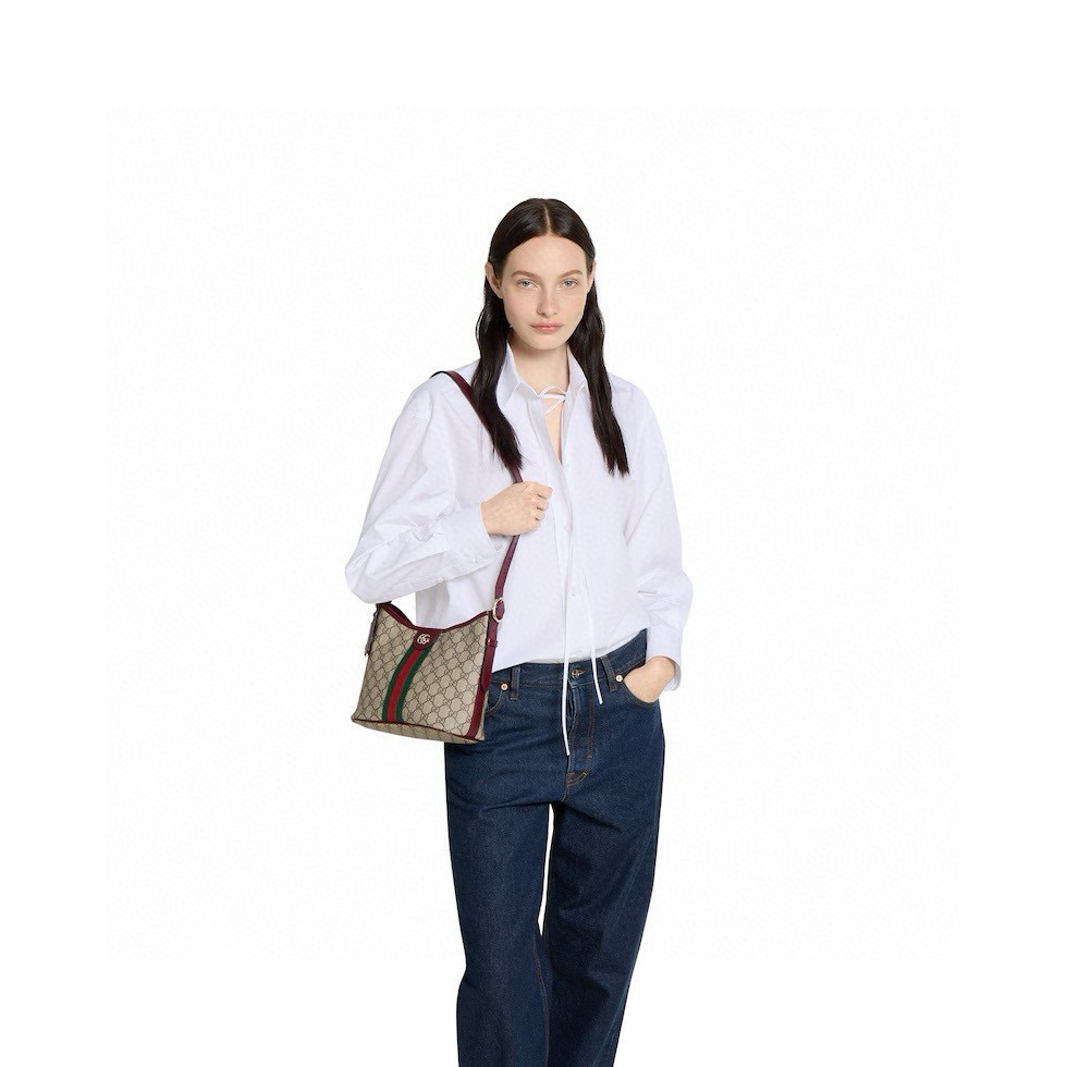 GUCCI 구찌 Ophidia 오피디아 GG 숄더백 와인레드 2