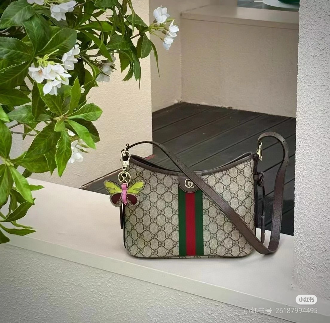 GUCCI 구찌 Ophidia 오피디아 GG 숄더백 와인레드 7