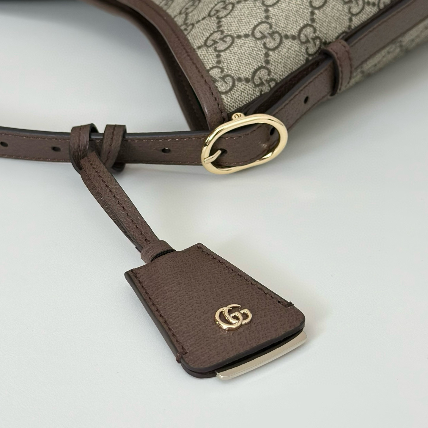 GUCCI 구찌 오피디아 GG 캔버스 버건디 숄더백 파우치 세트 13