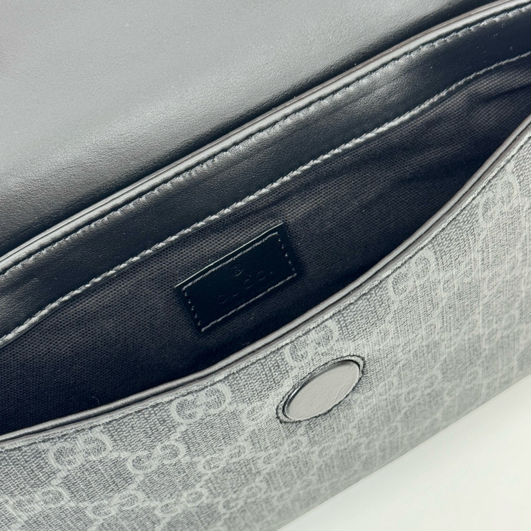 GUCCI 구찌 GG 슈프림 블랙 GG 허리백 9