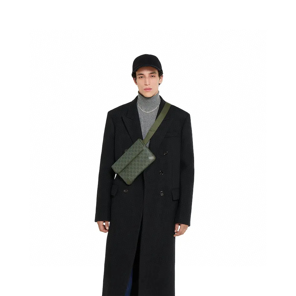 GUCCI 구찌 GG 슈프림 블랙 GG 허리백 2