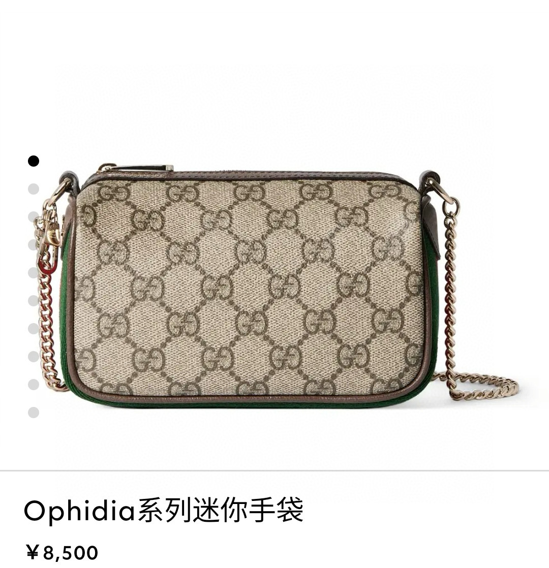 GUCCI 구찌 Ophidia 오피디아 GG 미니 체인 크로스백 1