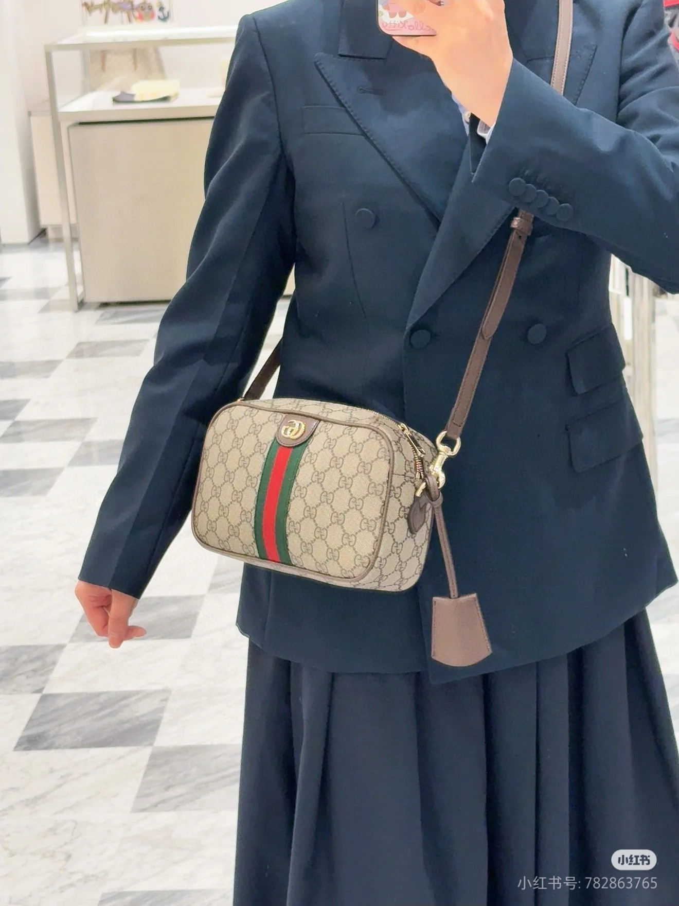 Gucci 구찌 Ophidia 시리즈 소형 카메라백 4