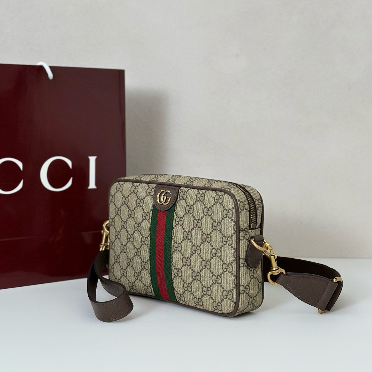 Gucci 구찌 Ophidia 시리즈 소형 남성 크로스백 6