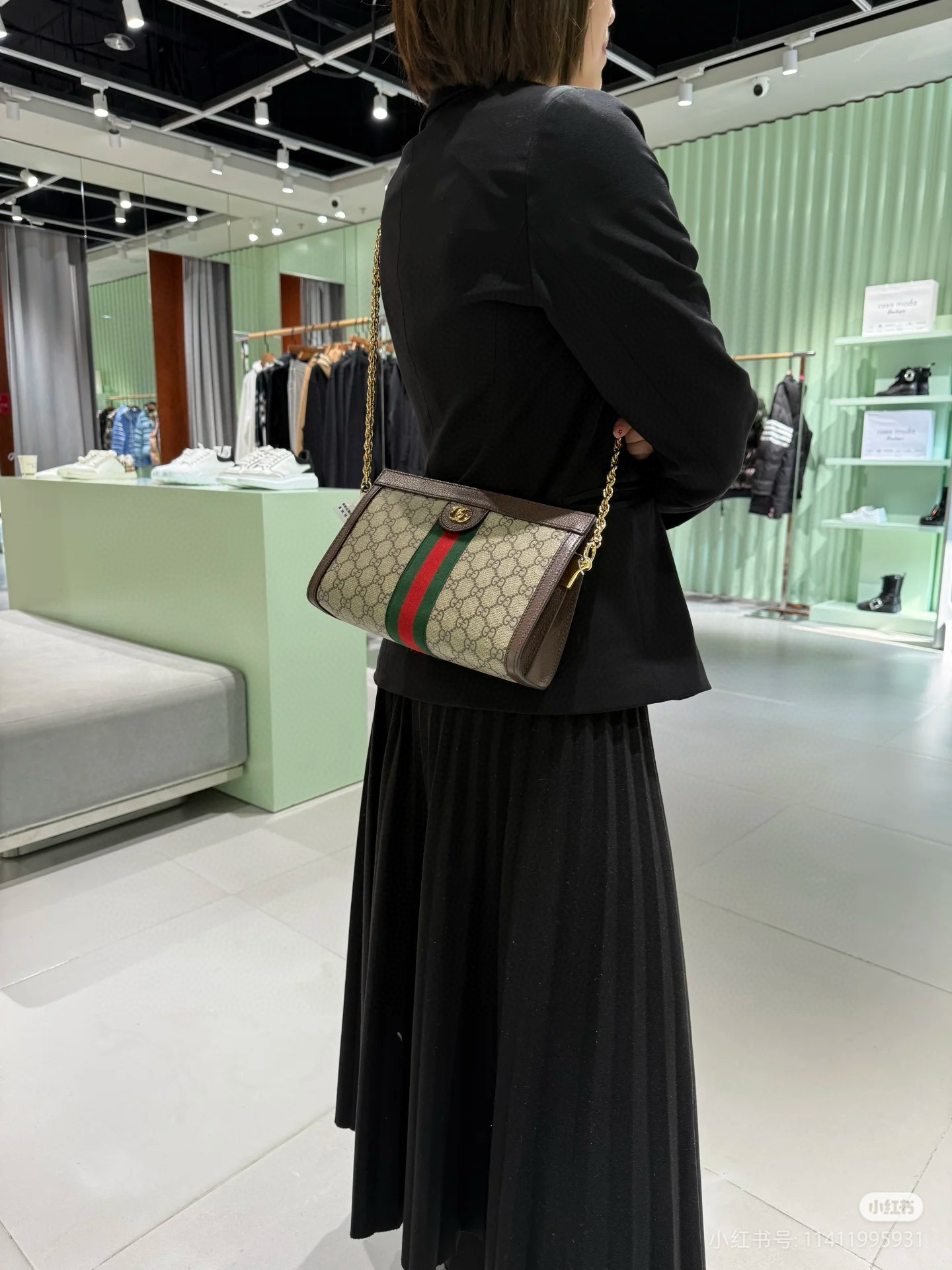 Gucci 구찌 Ophidia 오피디아 GG 중형 숄더백 3