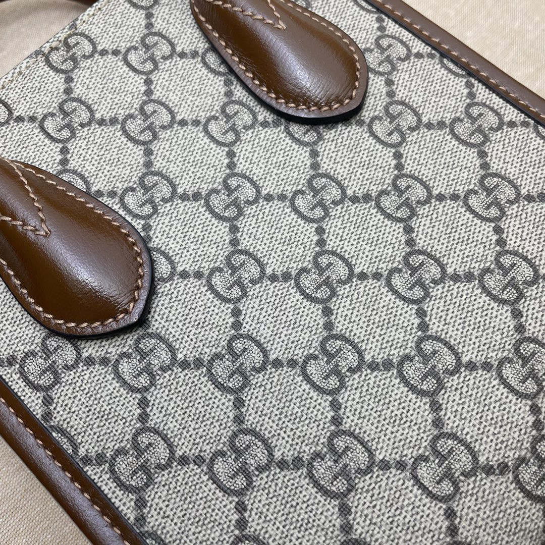 GUCCI 구찌 GG 캔버스 미니 토트백 17