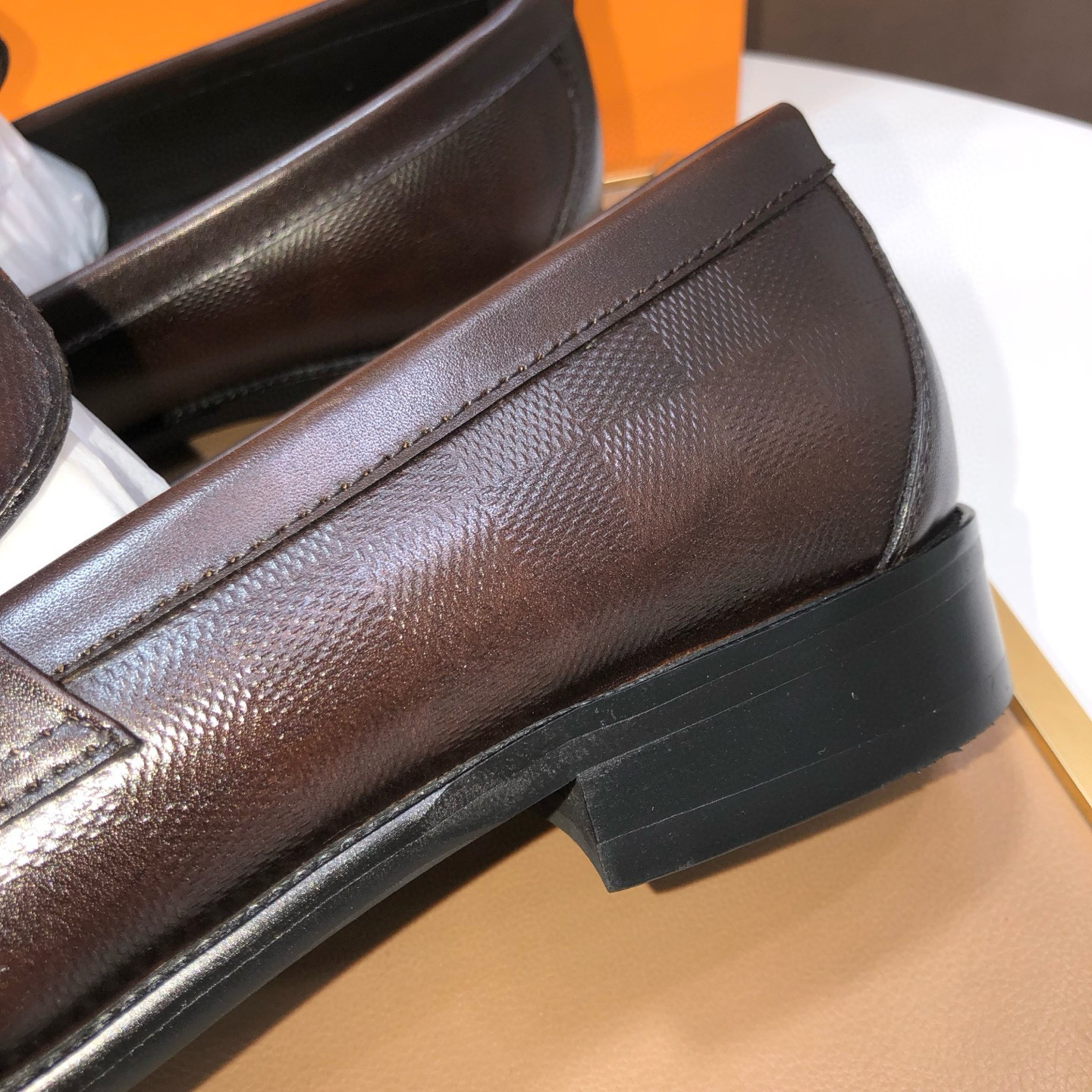 LOUIS VUITTON 루이비통 남성 소가죽 페니 로퍼 8