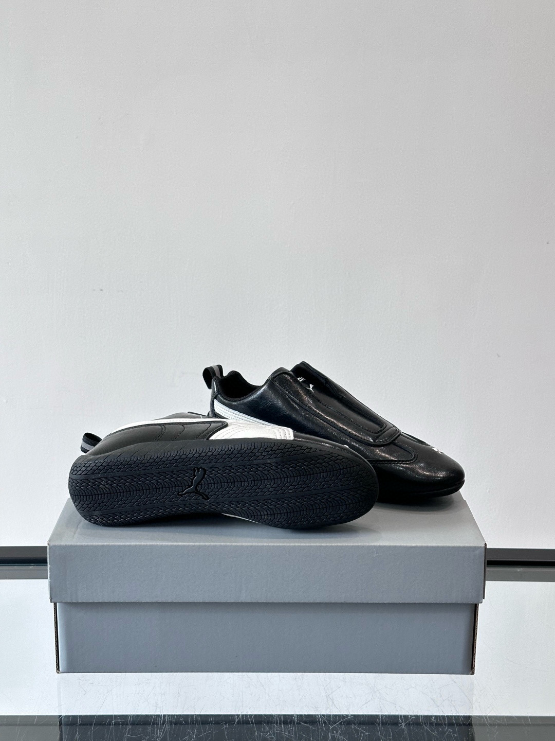 Balenciaga 발렌시아가 x PUMA Speedcat 블랙&화이트 레이싱 스니커즈 9