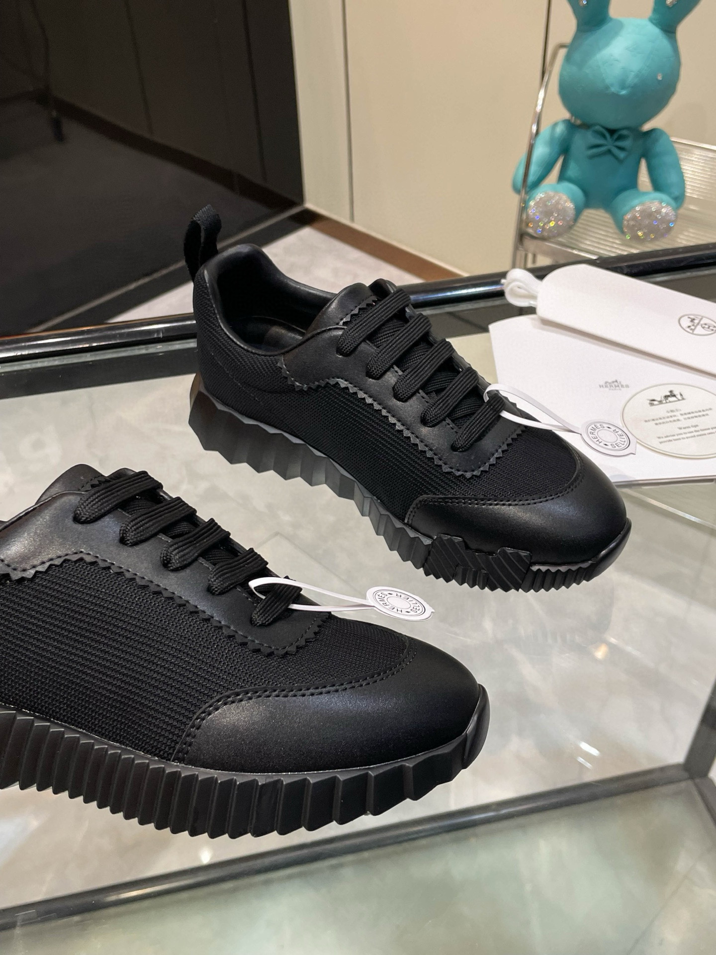 HERMES 에르메스 바운싱 핑크 스니커즈 4