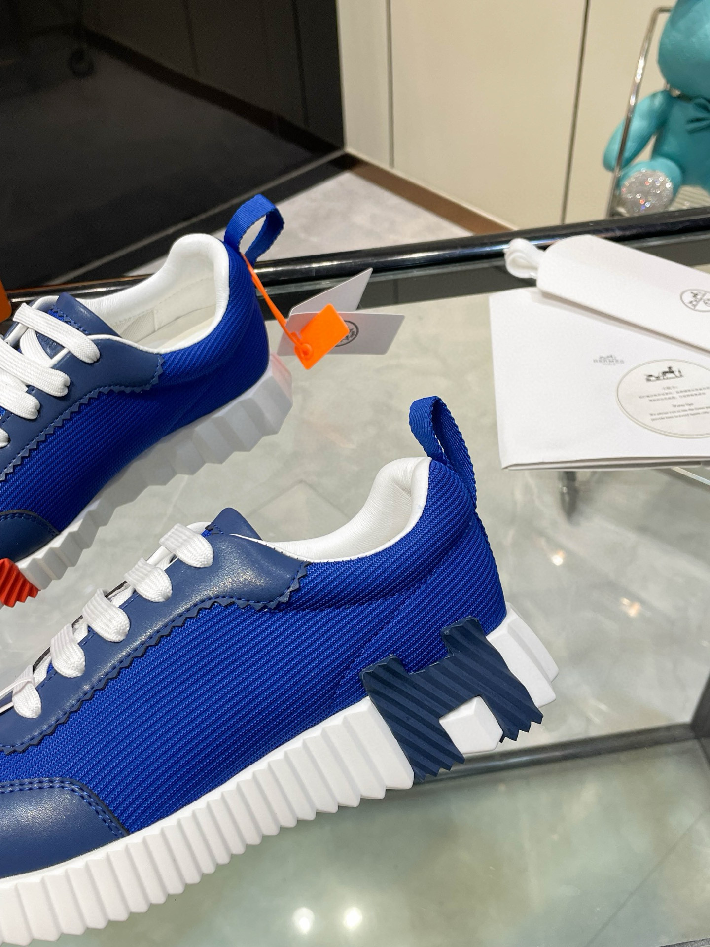 HERMES 에르메스 바운싱 핑크 스니커즈 7