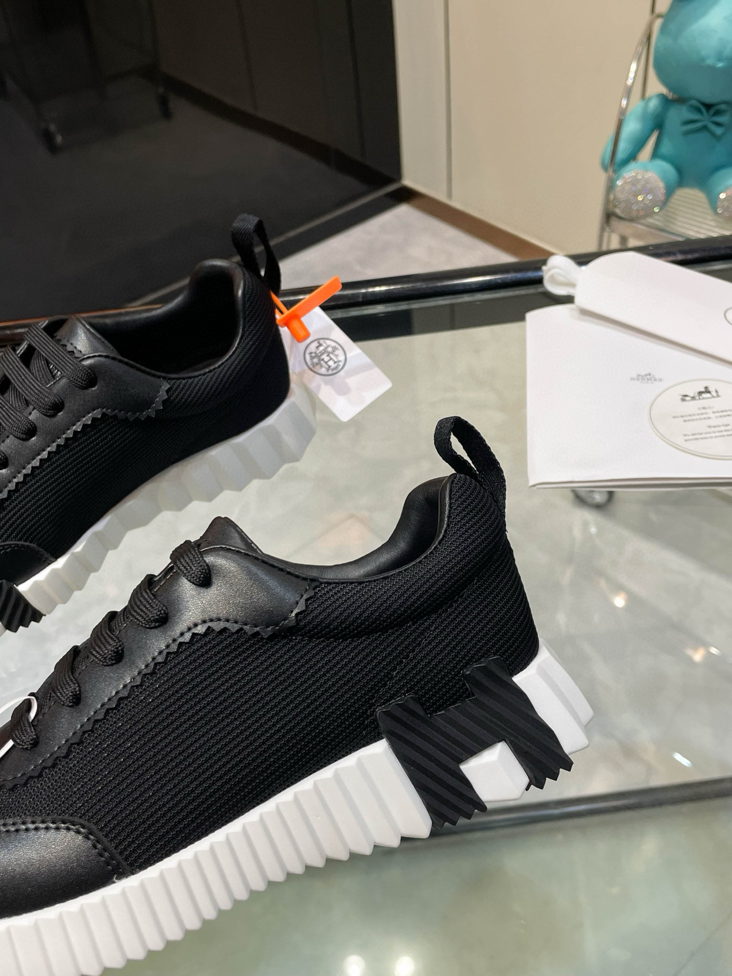 HERMES 에르메스 바운싱 핑크 스니커즈 8