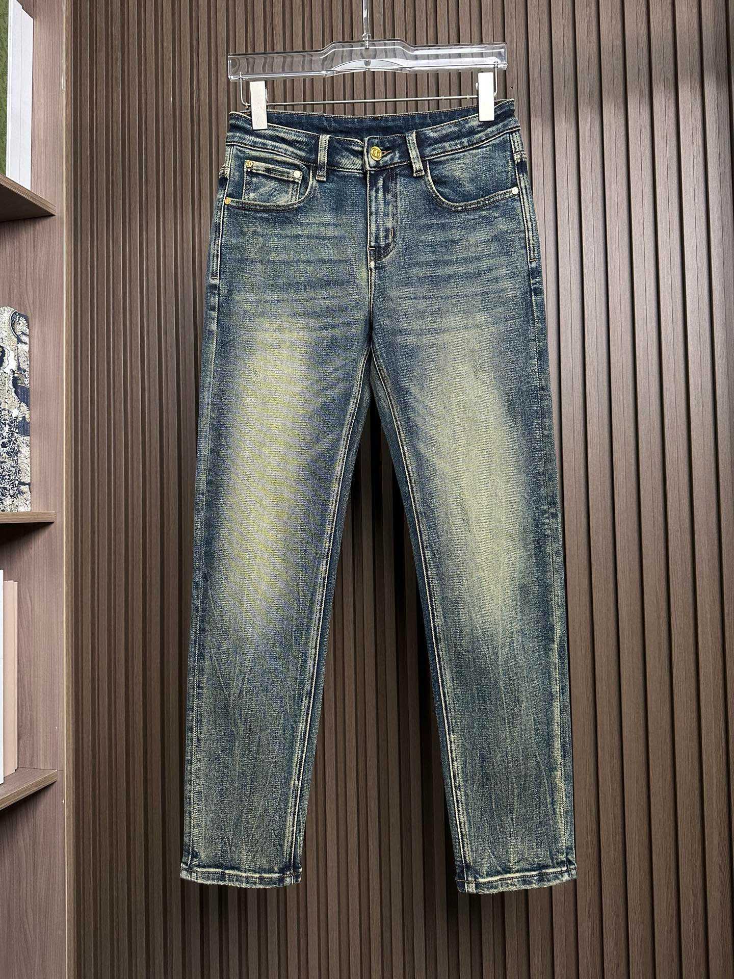 Christian Dior 남성 워싱 데님 진 2