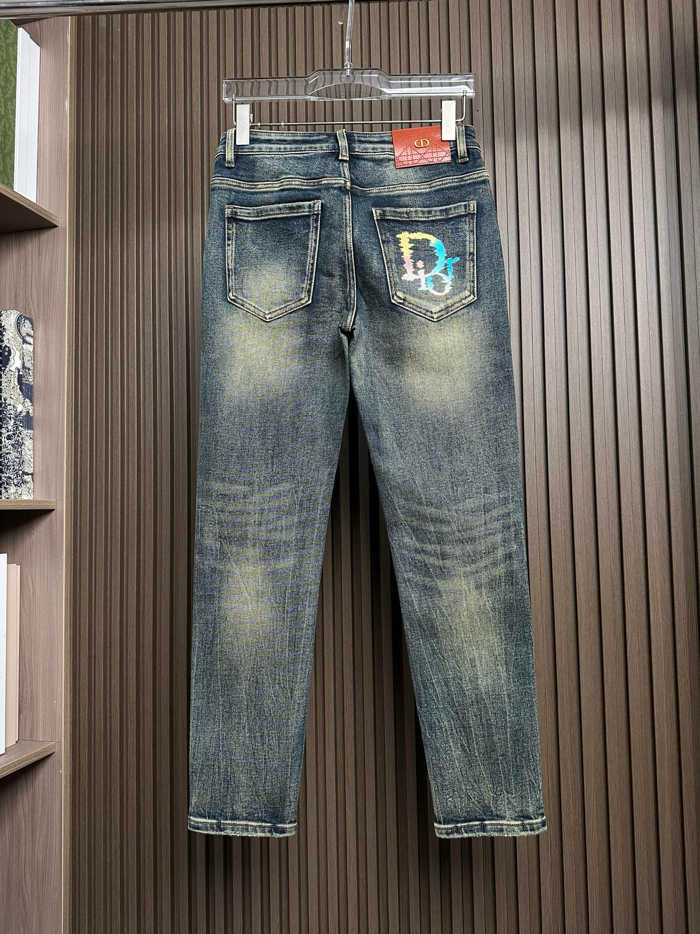 Christian Dior 남성 워싱 데님 진 3