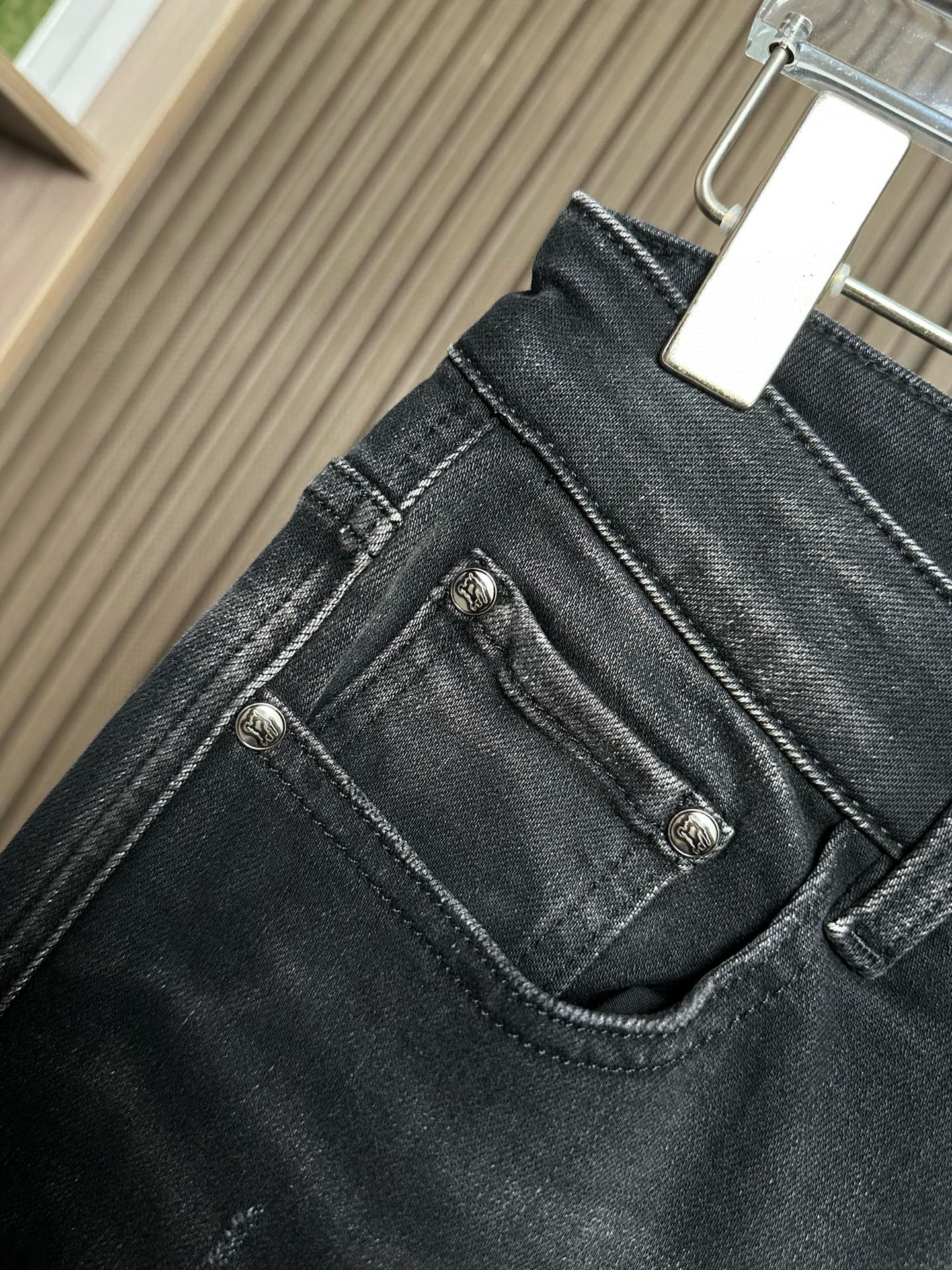 BRS Knight Graphic Black Jeans 브이알에스 나이트 그래픽 블랙 진 7