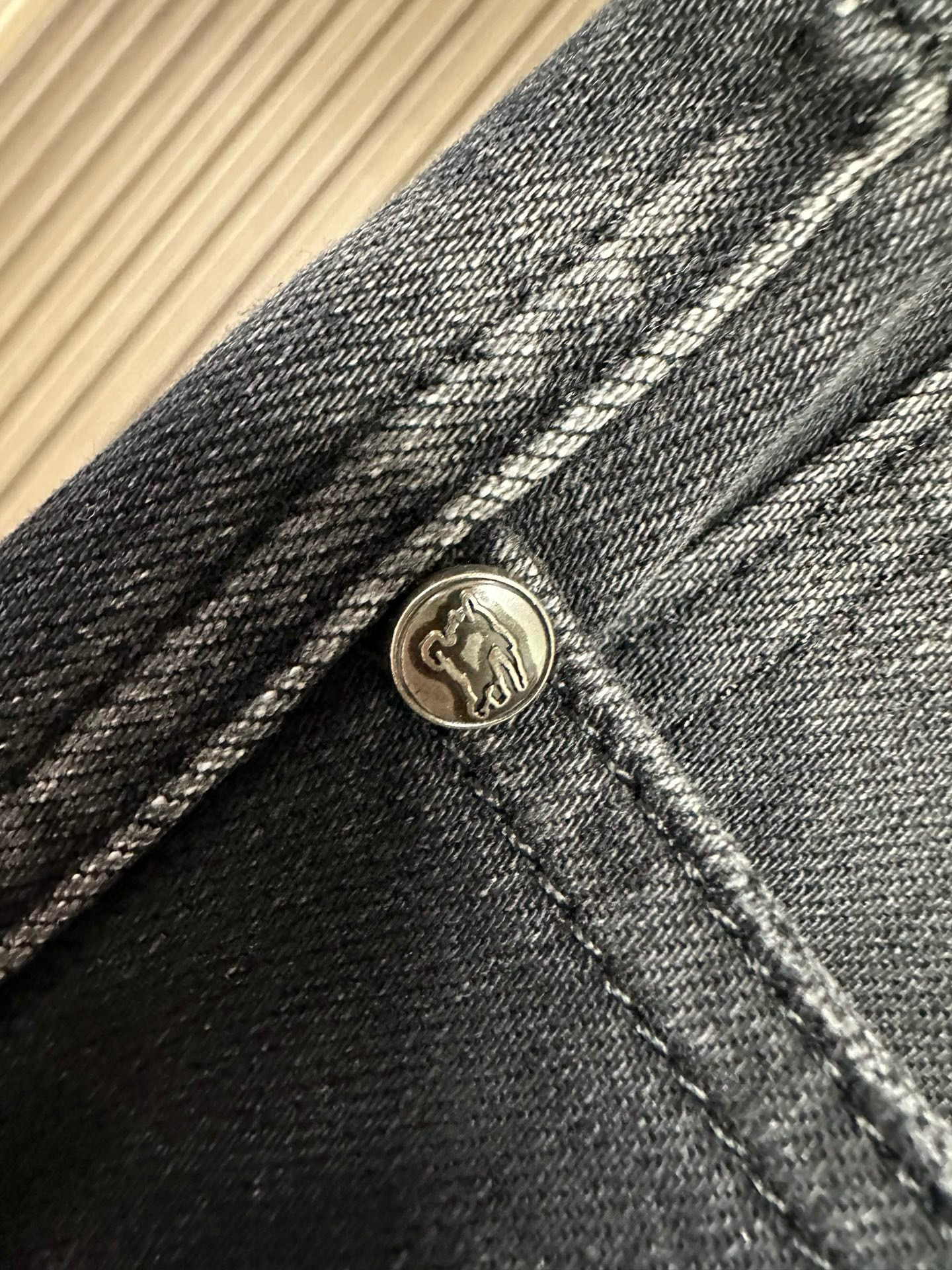 BRS Knight Graphic Black Jeans 브이알에스 나이트 그래픽 블랙 진 8