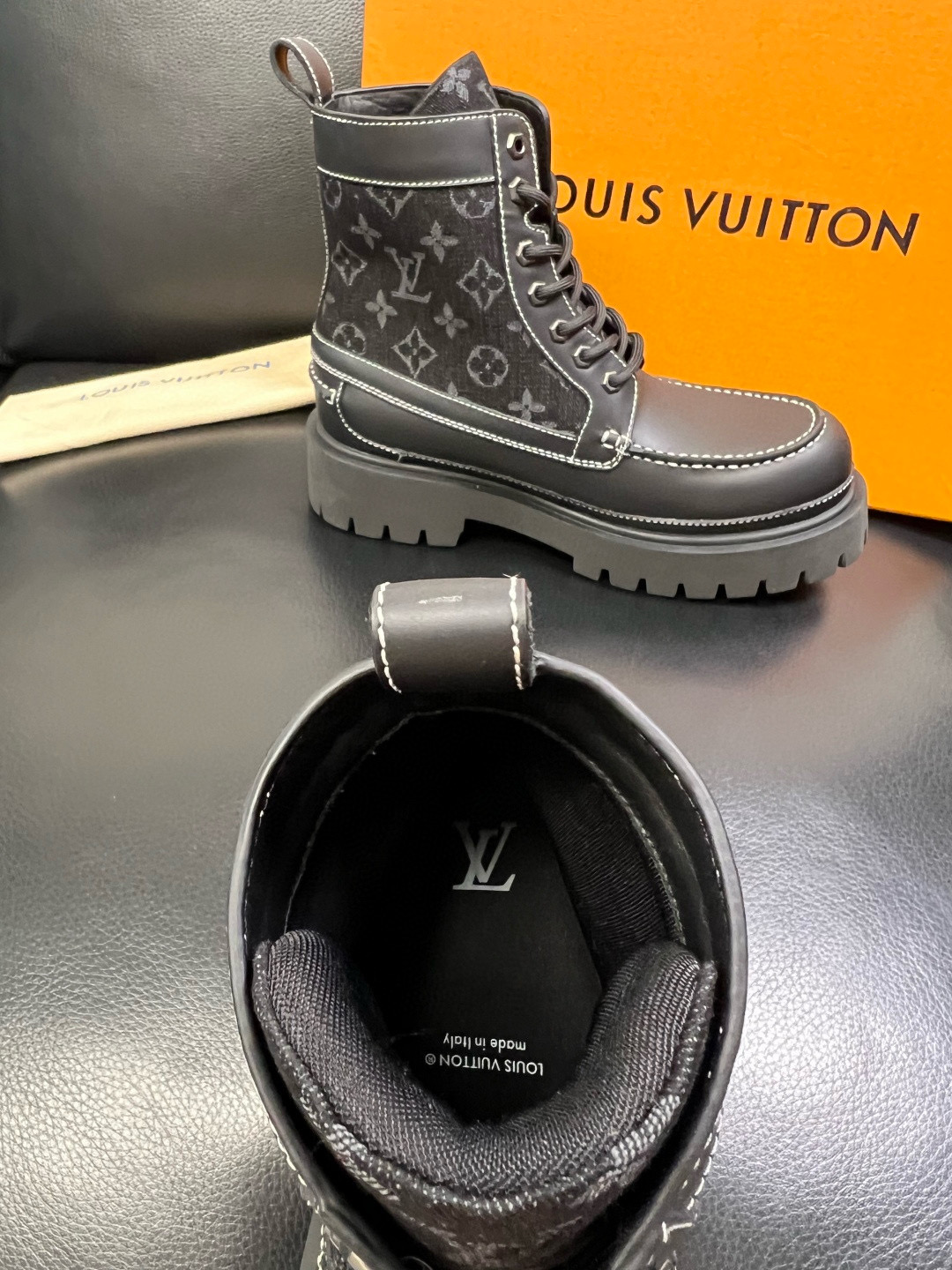 Louis Vuitton 루이비통 모노그램 레이스업 플랫폼 부츠 7