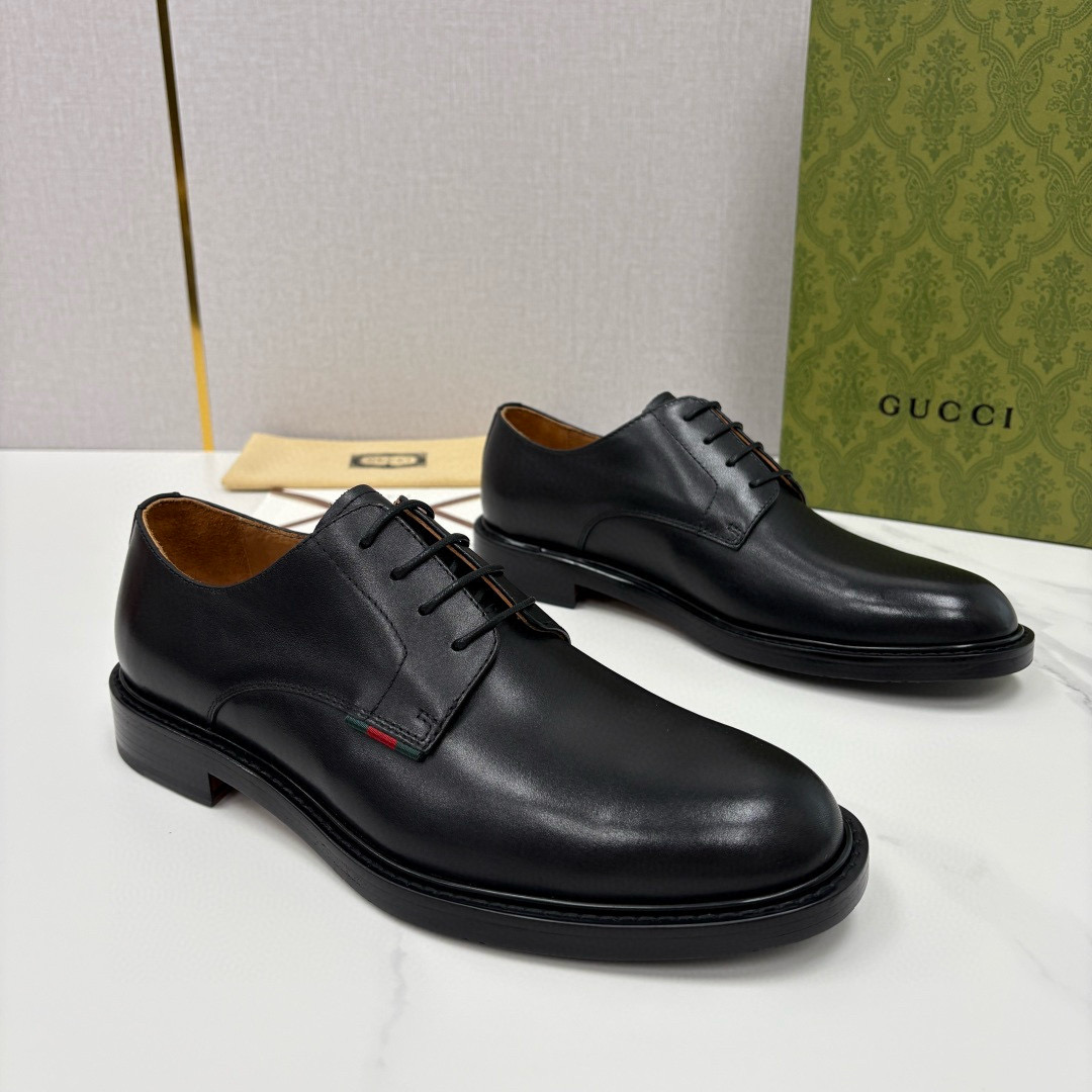 Gucci 구찌 남성 블랙 더비 슈즈 3