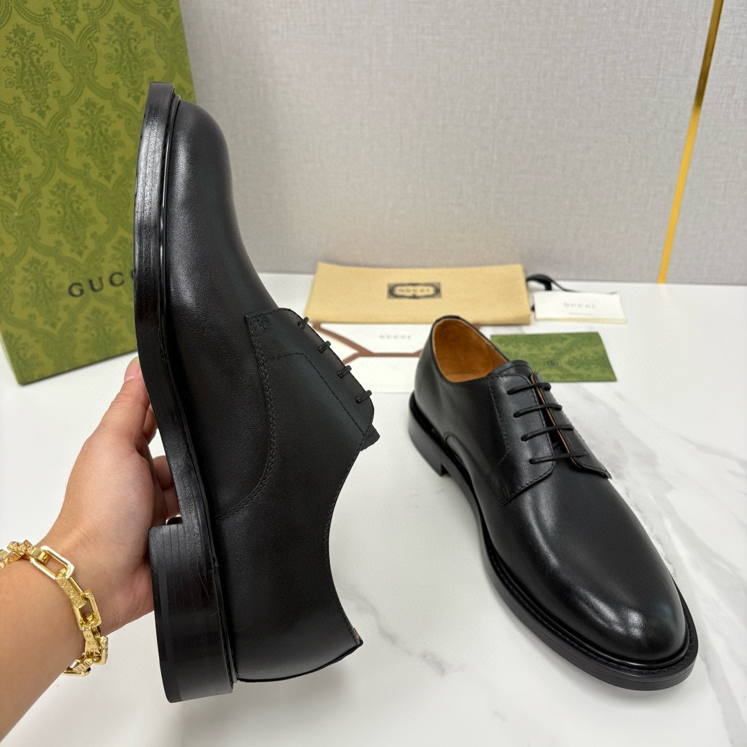 Gucci 구찌 남성 블랙 더비 슈즈 7