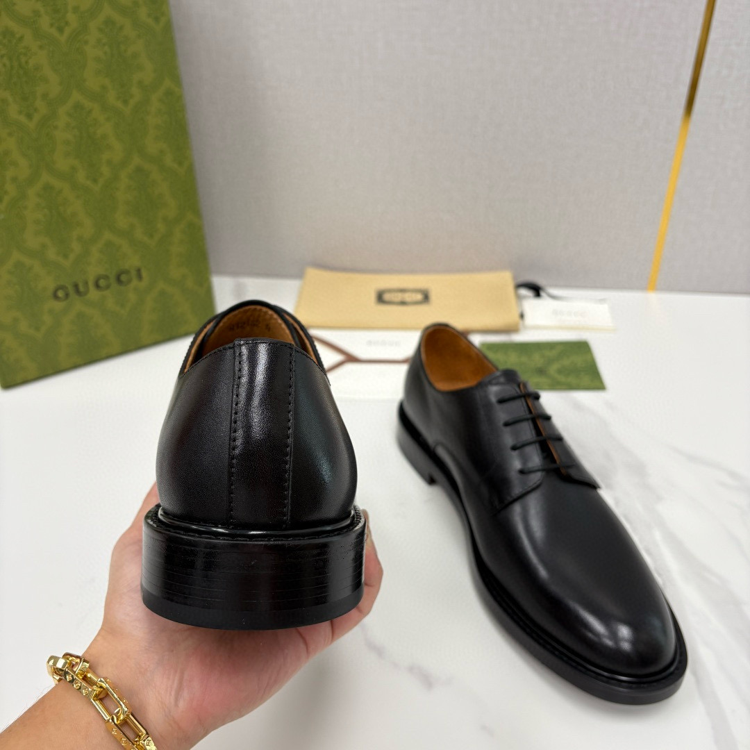 Gucci 구찌 남성 블랙 더비 슈즈 8