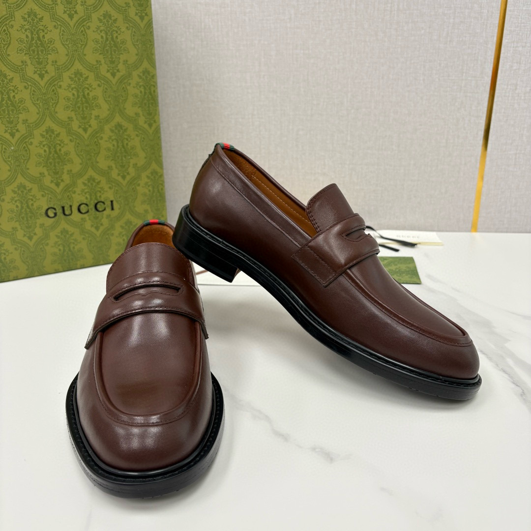Gucci 구찌 남성 브라운 로퍼 4