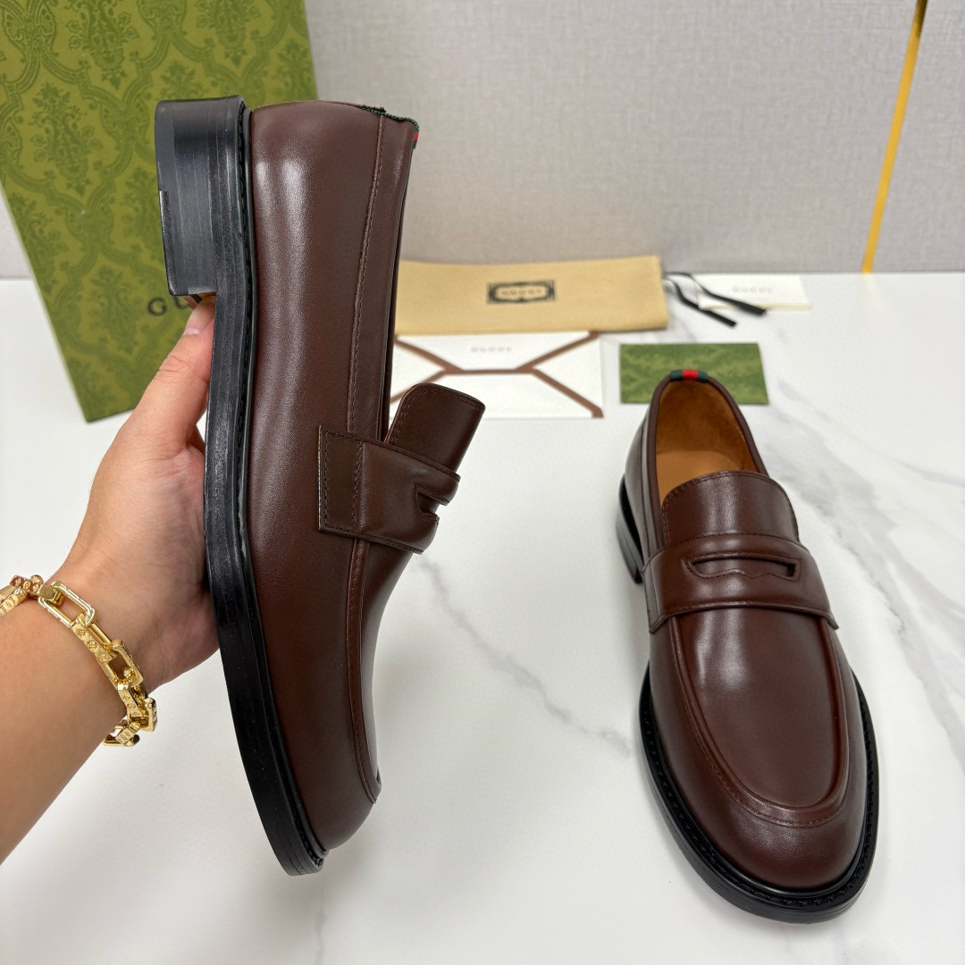 Gucci 구찌 남성 브라운 로퍼 5