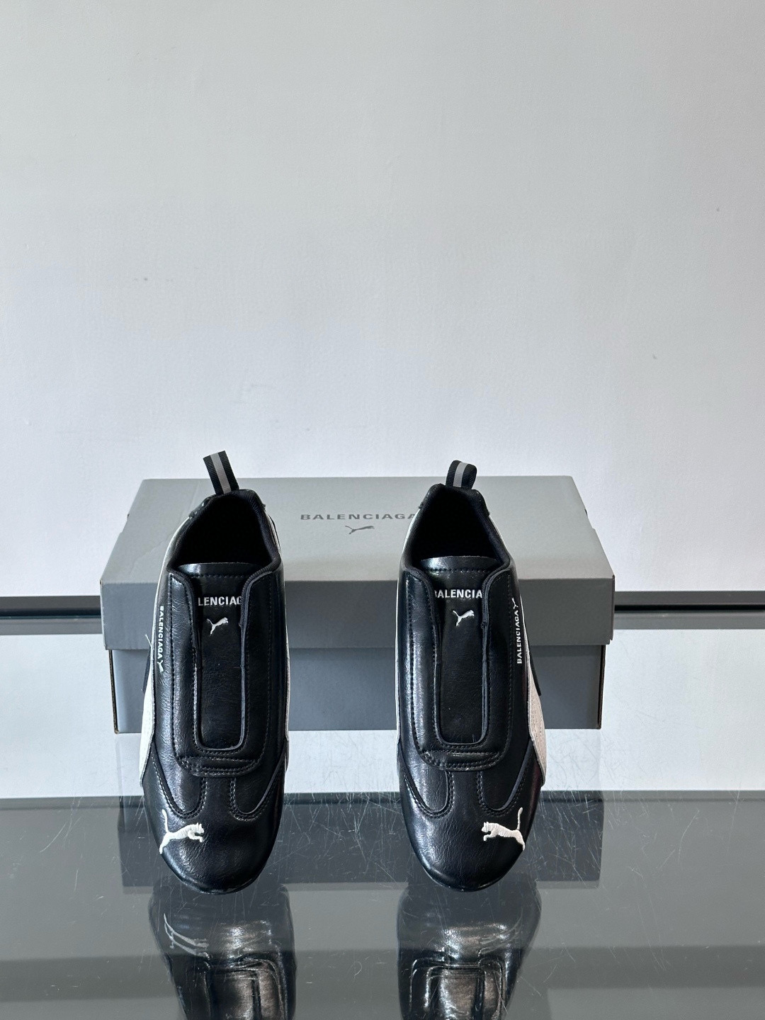 Balenciaga 발렌시아가 x PUMA Speedcat 블랙&화이트 레이싱 스니커즈 6